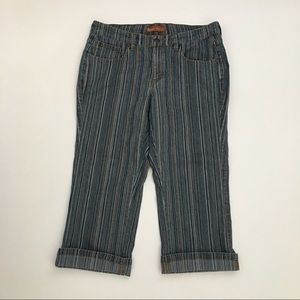 Vintage Striped Cropped Sz 9/10